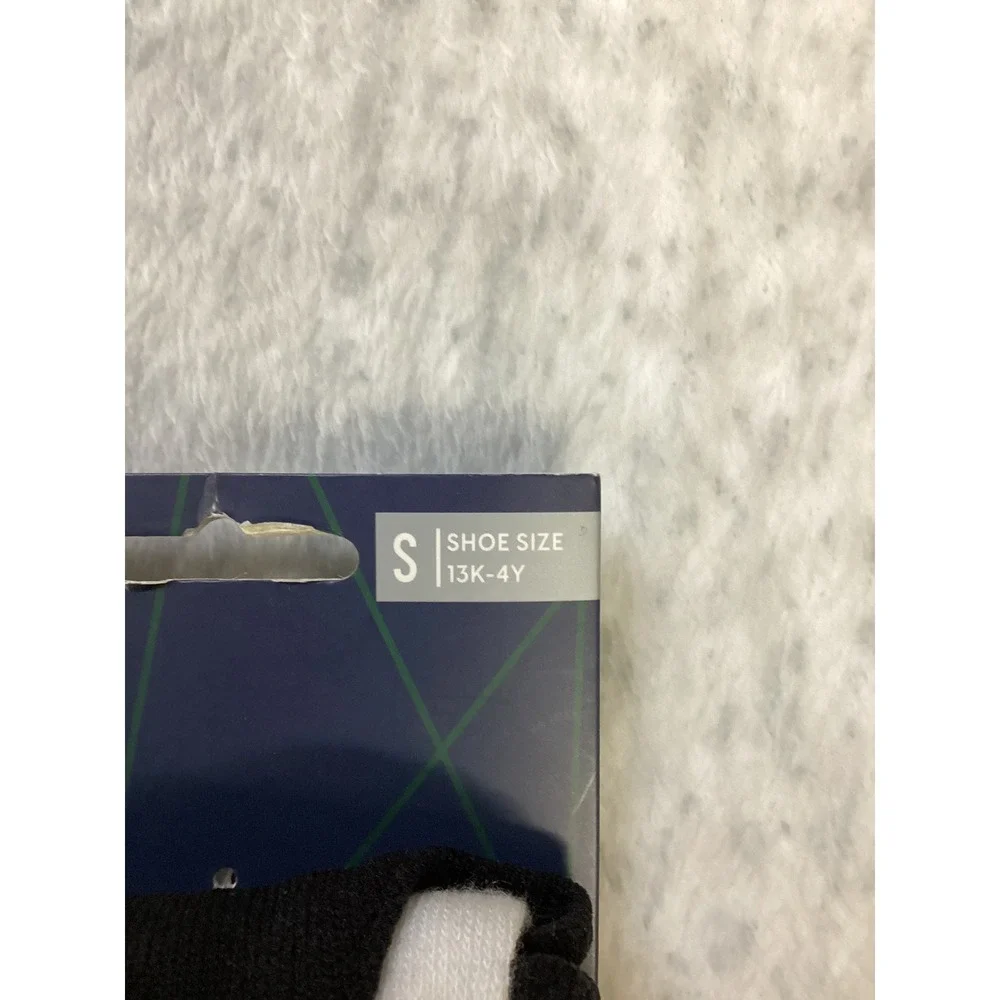 DSG Kids Stirrup and Sanitary Baseball Socks Combo Pack Black White Small 13K-4Y